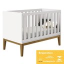 Ver imagem 6 de Dormitório Completo Infantil Classic 2 Portas, Cômoda 6 Gavetas e Berço Branco Fosco com Pés Amadeir