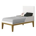 Ver imagem 7 de Dormitório Completo Infantil Classic 2 Portas, Cômoda 6 Gavetas e Berço Branco Fosco com Pés Amadeir