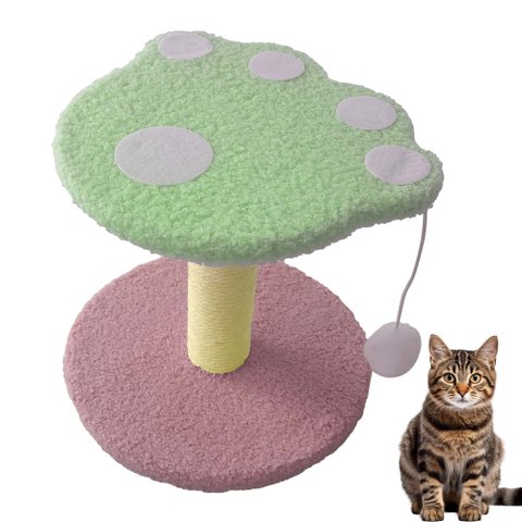 Arranhador para Gatos Bola Brincadeira Arranhar Brincar Descanso Escala Interativo Aconchegante Pet 
