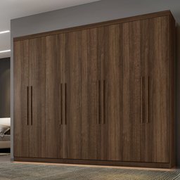 Guarda Roupa New Premium 8 Portas 4 Gavetas 8 Prateleiras - Benetil - 2