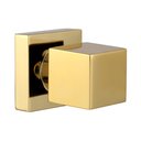 Ver imagem 1 de Acabamento Quadrado Registro Dourado Brilhante Padrão Deca