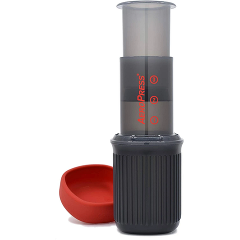 Aeropress Go - Suporte para Filtrar Café, Cinza Transparente