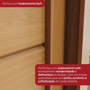 Ver imagem 7 de Guarda Roupa Casal 02 Portas Deslizantes 04 Gavetas com Espelho Cinamomo Palace