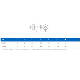 Adaptador de Eixo de Cubo 19,9 X 24,5 Unior Bike Ref. 621617 - 2