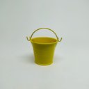 Ver imagem 1 de Mini Balde Colorido Alumínio c/ Alça Decoração Lembrancinha - Balde Alumínio Amarelo