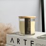 Vela Aromática Morango Silvestre  Copo com Tampa de Madeira 180g - 1