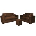 Ver imagem 1 de Kit Estofado Roma 3 e 2 Lugares Puff e Almofadas Finezzi