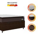 Ver imagem 3 de Cama Box Baú Casal Colchão Espuma D45 Pillow 138x188x65cm