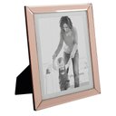 Ver imagem 1 de Porta Retrato em Vidro e Metal Cobre 24,5cm X 26,5cm X 1cm Btc Decor