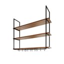 Ver imagem 3 de Nicho de Teto Indústrial Denver 120cm Preto e Freijó - Cor: Preto