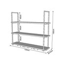 Ver imagem 2 de Nicho de Teto Indústrial Denver 120cm Preto e Freijó - Cor: Preto