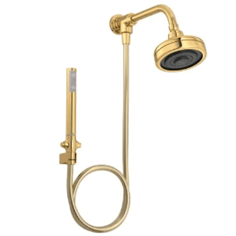Chuveiro Ducha Manual Acqua Plus Gold Chuveiro Kit+desv Flex Pvc - Deca Deca Metais