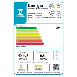 Ar Condicionado Split Samsung Windfree Black 12000 Btu Q/f - 7
