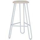 Ver imagem 3 de Kit 04 Banquetas Baixa Bar Cozinha Sala de Jantar Áris C01 Branco Linho Areia - Lyam Decor