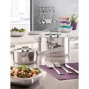 Ver mais imagens de Caçarola Brava Funda em Aço Inox Fundo Triplo com Tampa Plana e Alças 20 Cm 3,6 L