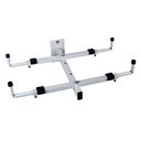 Ver imagem 1 de Suporte de Parede Branco P/ Forno Microondas Universal Ajustável P/ Todas Marcas e Modelos até 35kg