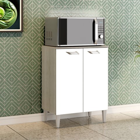 Balcão Multiuso para Microondas com 2 Portas Celta Hr Móveis