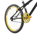 Ver imagem 6 de Bicicleta Masculina Aro 24 Aero Cor Preta e Amarela