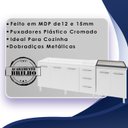 Ver imagem 3 de Balcao Pia 150cm e Multiuso 2 Portas 70cm Branco Mobbs