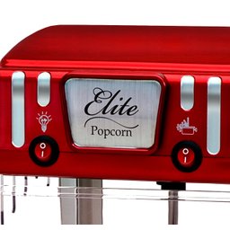 Elite Gourmet Pipoqueira Elétrica Retro 2.5oz com Bandeja Removível (vermelha) - 5