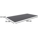 Ver imagem 2 de Tampo Para Balcao 150 cm Cinza REAJL