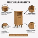 Ver imagem 7 de Balcão 1 Porta com Nicho e Prateleira Interna Arte Flex Espresso Móveis