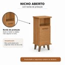 Ver mais imagens de Balcão 1 Porta com Nicho e Prateleira Interna Arte Flex Espresso Móveis