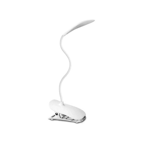 Luminaria de Mesa Led Touch Articulavel para Escritorio Leitura com 3 Niveis de Luz com Clip Garra