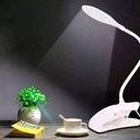 Ver imagem 2 de Luminaria de Mesa Led Touch Articulavel para Escritorio Leitura com 3 Niveis de Luz com Clip Garra