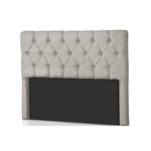 Cabeceira Cama Box Estofada King Prodormir Califórnia Suede Bege - Probel