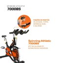 Ver imagem 7 de Bicicleta Spinning Athletic Advanced 7000BS Disco de Inércia 20kg Suporta 150kg Profissional