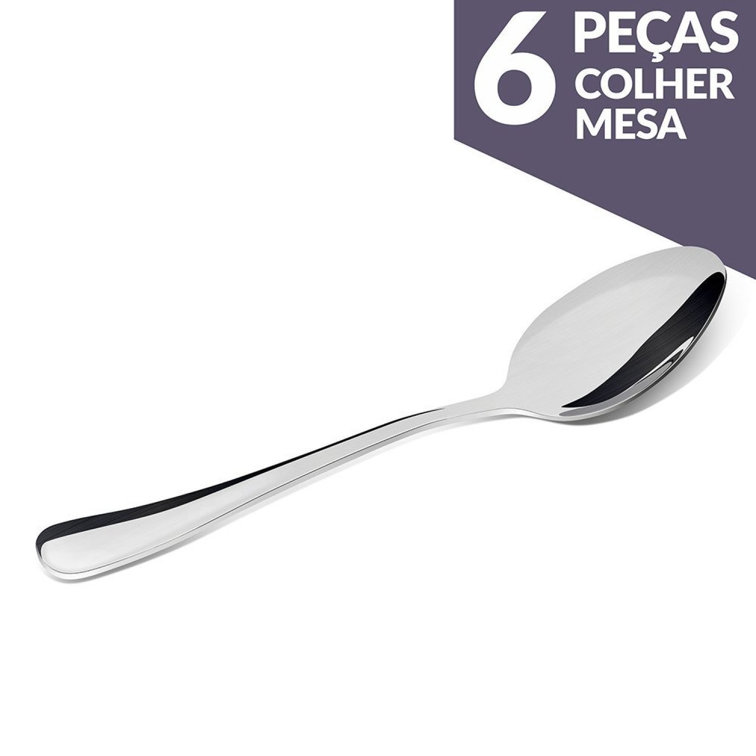 Colher Mesa Elite 6 Peças Gourmet Mix