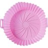 Forma de Silicone Air Fryer 20cm Rosa - 7