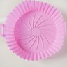 Forma de Silicone Air Fryer 20cm Rosa - 6