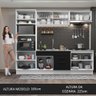 Armário de Cozinha Completa 270cm Branco Preto Agata Madesa 03 - 6