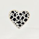 Ver imagem 2 de Prato Porta Anéis de Coração c/ pintas pretas
