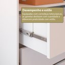 Ver mais imagens de Guarda-Roupa Modulado sem Portas 2 Gavetas 4 Prateleiras Estante Versatille Yescasa