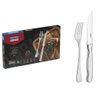 Jogo para Churrasco Tramontina Zurique em Aço Inox Facas Jumbo Fio Serrilhado Alto Brilho 12 Peças - 1