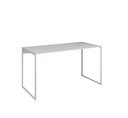 Ver imagem 2 de Mesa Escrivaninha Home Office Industrial Grécia de 120x53 Ferro Branco Tampo Branco