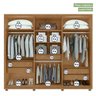 Guarda Roupa Casal 6 Portas 5 Gavetas Únique Móveis Lopas - 8