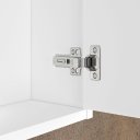 Ver imagem 4 de Armário Aéreo Banheiro 1 Porta com Espelho Branco