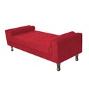 Ver imagem 1 de Recamier Baú Félix Solteiro 160 cm Suede - ADJ Decor - Vermelho