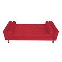 Ver imagem 3 de Recamier Baú Félix Solteiro 160 cm Suede - ADJ Decor - Vermelho