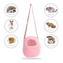 Ver imagem 3 de Mochila Bolsa Transporte Coelho Porquinho Hamster Roedor Pet