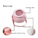 Ver imagem 4 de Mochila Bolsa Transporte Coelho Porquinho Hamster Roedor Pet