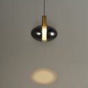 Ver imagem 4 de Lustre Pendente Skylight Spia 4090 19cm Led Bivolt Dourado / Fumê