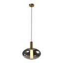 Ver imagem 3 de Lustre Pendente Skylight Spia 4090 19cm Led Bivolt Dourado / Fumê