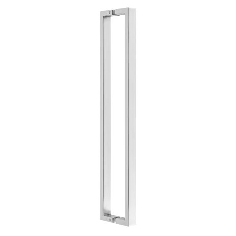 Puxador Porta de Madeira ou Vidro 3cm x 1,5cm Inox 304 - Polido Loja da Indústria 815mm x 800mm
