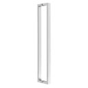 Ver imagem 1 de Puxador Porta de Madeira ou Vidro 3cm x 1,5cm Inox 304 - Polido Loja da Indústria 815mm x 800mm