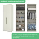 Ver imagem 5 de Guarda-roupa Casal Modulado Seletto 10 Portas 3 Gavetas Areia Hp - Henn